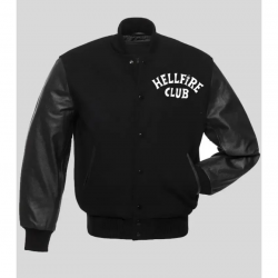 Stranger Things Hellfire Club Varsity Jacket Stranger Things Hellfire Club Varsity Jacket