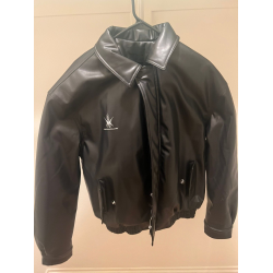 Streetwear Black Vegan Leather Jacket