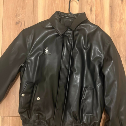 Streetwear Black Vegan Leather Jacket Streetwear Black Vegan Leather Jacket