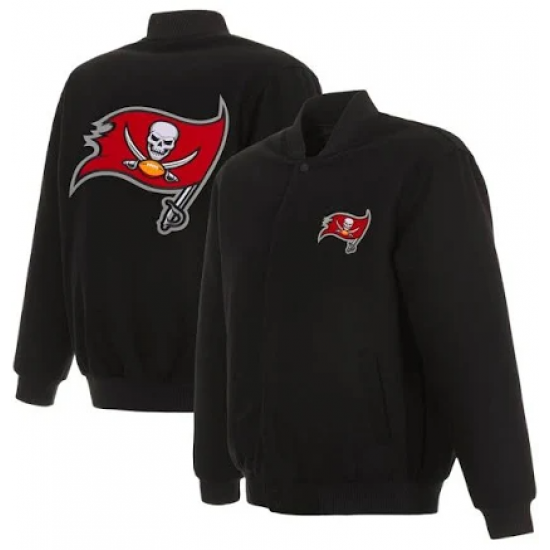 Tampa Bay Buccaneers Black Wool Jacket