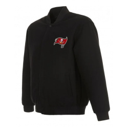 Tampa Bay Buccaneers Black Wool Jacket