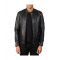Tea House Black Leather Biker Jacket