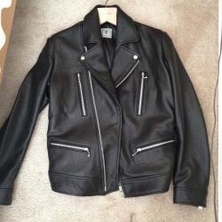 Temple Of Jawnz 4-Zip Black Lamb Minimalist Double Rider Jacket Temple Of Jawnz 4-Zip Black Lamb Minimalist Double Rider Jacket