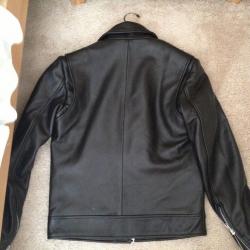 Temple Of Jawnz 4-Zip Black Lamb Minimalist Double Rider Jacket Temple Of Jawnz 4-Zip Black Lamb Minimalist Double Rider Jacket
