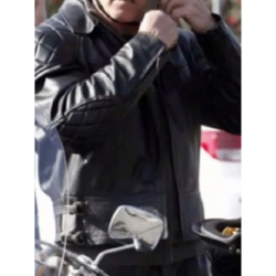 Terminator 5 Arnold Schwarzenegger Leather Jacket Black