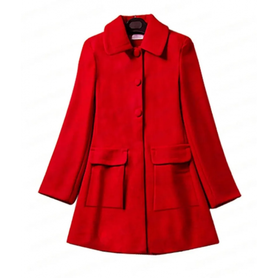 The Chilling Adventures of Sabrina Spellman Red Wool Coat