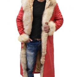 The Christmas Chronicles Kurt Russell Red Shearling Coat The Christmas Chronicles Kurt Russell Red Shearling Coat