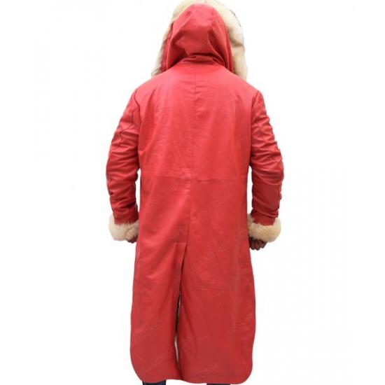 The Christmas Chronicles Kurt Russell Red Shearling Coat