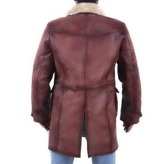 The Dark Knight Rises Tom Hardy Bane Coat Leather Trench Coat