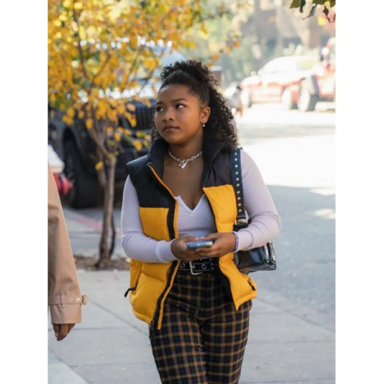 The Equalizer Laya DeLeon Hayes Puffer Vest The Equalizer Laya DeLeon Hayes Puffer Vest