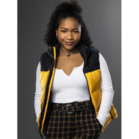 The Equalizer Laya DeLeon Hayes Puffer Vest The Equalizer Laya DeLeon Hayes Puffer Vest