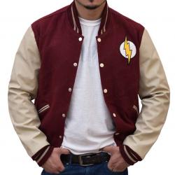The Flash Letterman Varsity Jacket The Flash Letterman Varsity Jacket