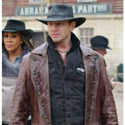 The Last Sharknado It’s About Time Fin Brown Trench Coat The Last Sharknado It’s About Time Fin Brown Trench Coat