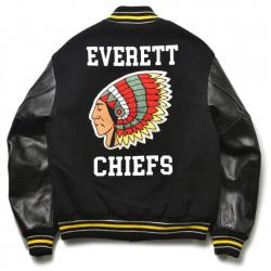 The Real McCoys Joe McCoy Everett Chiefs Varsity Jacket The Real McCoys Joe McCoy Everett Chiefs Varsity Jacket