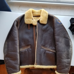 The Real McCoy's Type D1 Mechanic Brown leather Jacket