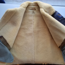 The Real McCoy's Type D1 Mechanic Brown leather Jacket