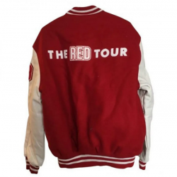 The Red Tour Taylor Swift TS Letterman Jacket The Red Tour Taylor Swift TS Letterman Jacket