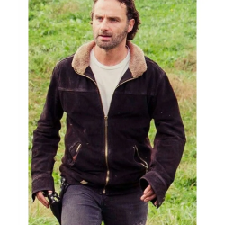 The Walking Dead Rick Grimes Andrew Lincoln Leather Jacket