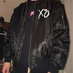 The Weeknd Starboy Panther XO Black Bomber Jacket The Weeknd Starboy Panther XO Black Bomber Jacket