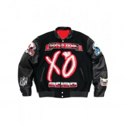 The Weeknd x Warren Lotas XO Super Bowl LV Varsity Wool Jacket