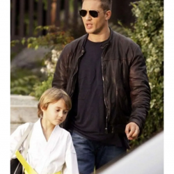 Tom Hardy This Means War Black Leather Jacket Tom Hardy This Means War Black Leather Jacket
