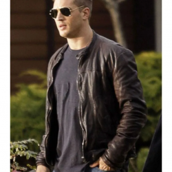 Tom Hardy This Means War Black Leather Jacket Tom Hardy This Means War Black Leather Jacket