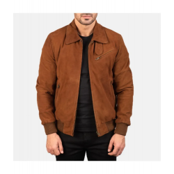 Tomchi Tan Suede Leather Jacket