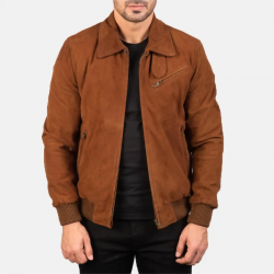 Tomchi Tan Suede Leather Jacket Tomchi Tan Suede Leather Jacket