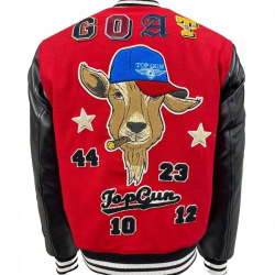 Top Gun Goat Varsity Jacket Top Gun Goat Varsity Jacket