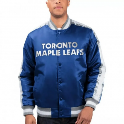 Toronto Maple Leafs blue Varsity Jacket Toronto Maple Leafs blue Varsity Jacket