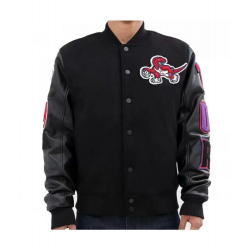 Toronto Raptors Black Varsity Jacket