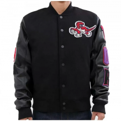 Toronto Raptors Black Varsity Jacket Toronto Raptors Black Varsity Jacket