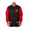 Toronto Raptors Varsity Black and Red Wool Jacket