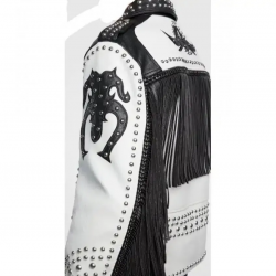 Tribal Rock Punk Gothic Rivet Studded Jacket