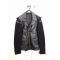 Undercove Ethnic Black Leather Rider Jacket 
