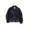 Undercover Black Calf Double Rider Jacket