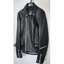 Undercover Black Leather Rider Jacket