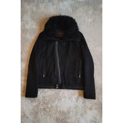 Undercover Blistered Lamb Astro Black Leather Jacket 