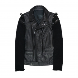 Undercover Ethnic Rider Leather Jacket