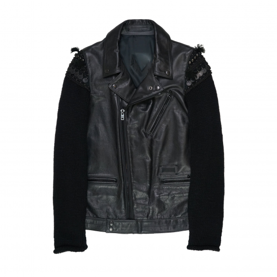 Undercover Ethnic Rider Leather Jacket