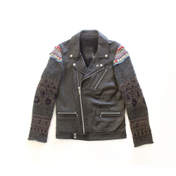 Undercover Ethnic Rider Leather Jacket