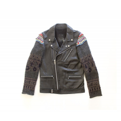 Undercover Ethnic Rider Leather Jacket