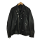 Undercover GU Black Faux Leather Biker Jacket