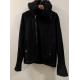 Undercover Gurguru Burnt Suede Jacket in Classic Black