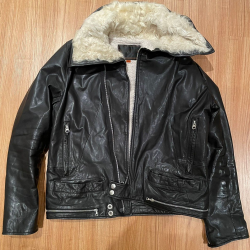 Undercover Guruguru Horse Black Leather Astro Rider Jacket 