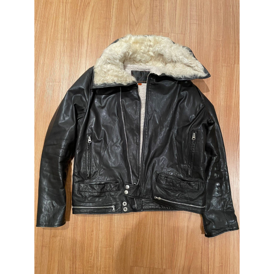 Undercover Guruguru Horse Black Leather Astro Rider Jacket