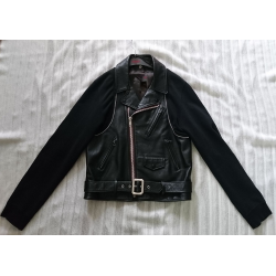 Undercover Hybrid Cotton-Leather Jacket