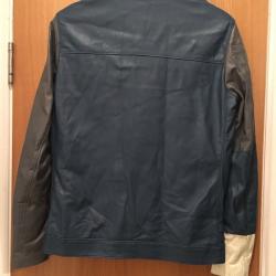 Undercover Psycho Blue Leather Jacket Undercover Psycho Blue Leather Jacket