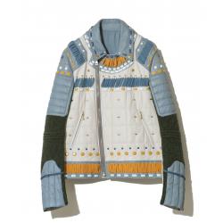 Undercover Toho 1957 Ivory Leather Jacket 