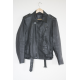Undercover UC Melting Pot Star Embroidered Rider Black Jacket
